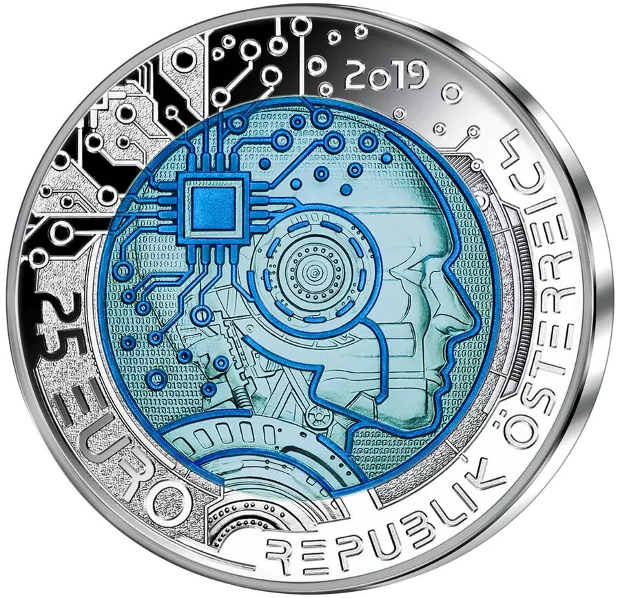 9,0 Gramm Silber Niob "Künstliche Intelligenz" 2019