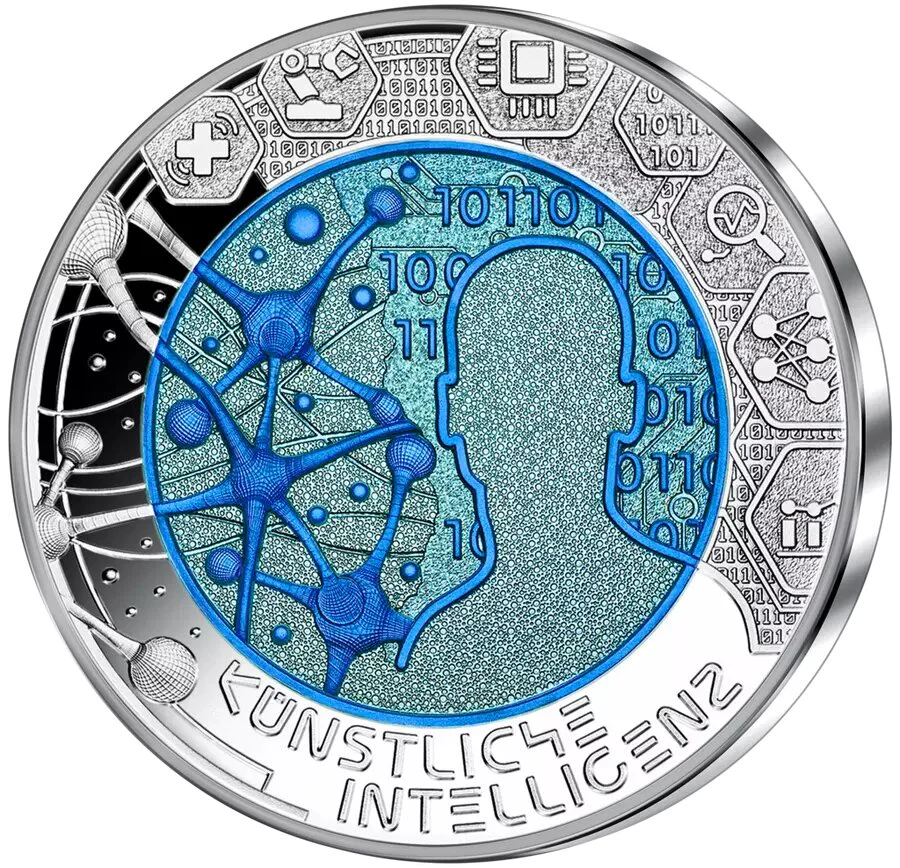 9,0 Gramm Silber Niob "Künstliche Intelligenz" 2019 - Image 2